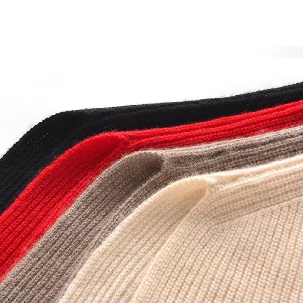 Bufanda de punto para otoño e invierno, chal con abertura cálida, capa de imitación de Cachemira para hombro, Poncho liso y suave para mujer - Edgartyh