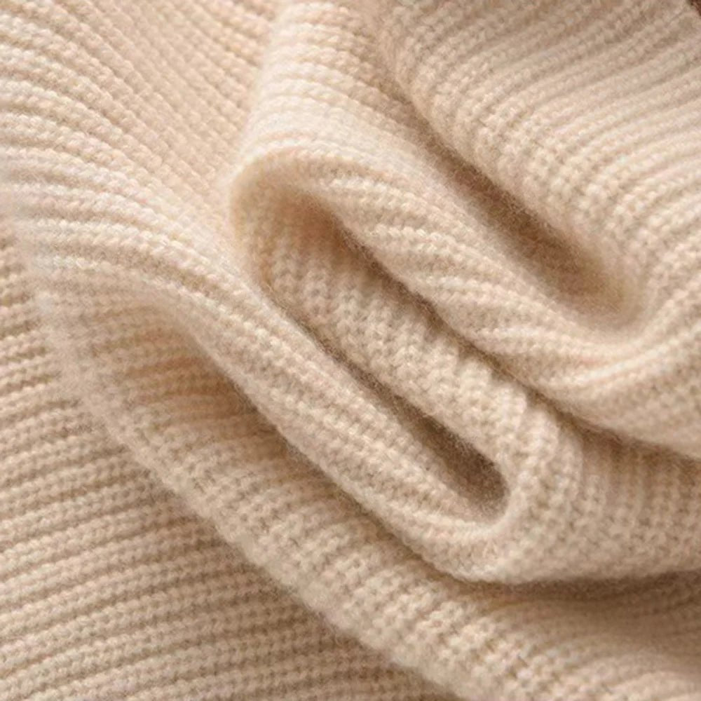 Bufanda de punto para otoño e invierno, chal con abertura cálida, capa de imitación de Cachemira para hombro, Poncho liso y suave para mujer - Edgartyh