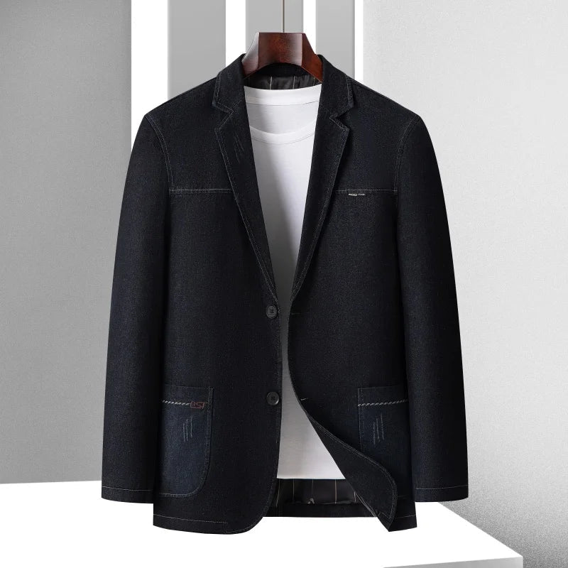 El nuevo traje casual de 2025 es una elegante chaqueta de traje informal de negocios de estilo británico, fresca y versátil. - Edgartyh