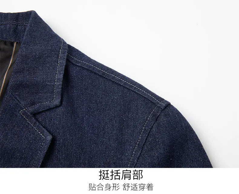 El nuevo traje casual de 2025 es una elegante chaqueta de traje informal de negocios de estilo británico, fresca y versátil. - Edgartyh