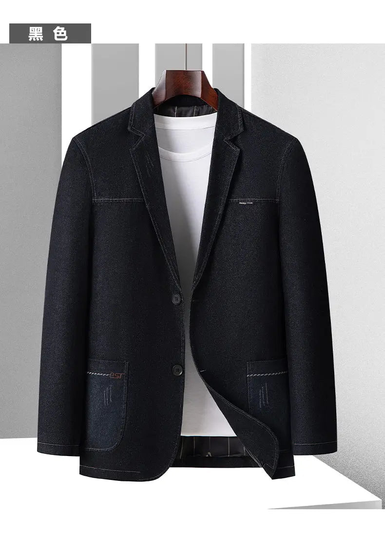El nuevo traje casual de 2025 es una elegante chaqueta de traje informal de negocios de estilo británico, fresca y versátil. - Edgartyh