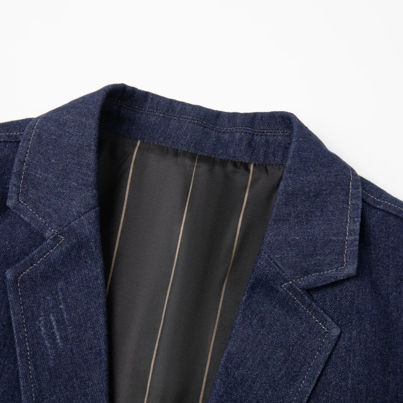 El nuevo traje casual de 2025 es una elegante chaqueta de traje informal de negocios de estilo británico, fresca y versátil. - Edgartyh