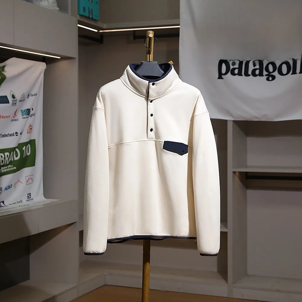 Sudadera con capucha de forro polar grueso, cálida y pesada, unisex, para otoño e invierno, estilo outdoor con cuello y medio... - Edgartyh