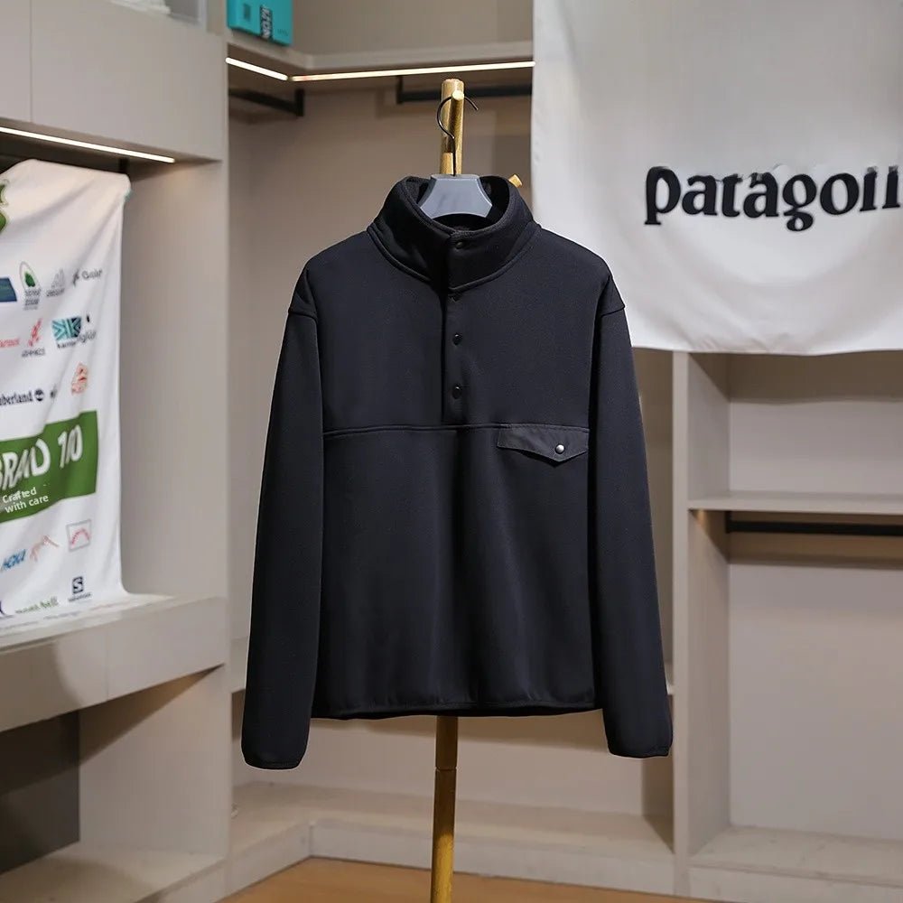 Sudadera con capucha de forro polar grueso, cálida y pesada, unisex, para otoño e invierno, estilo outdoor con cuello y medio... - Edgartyh